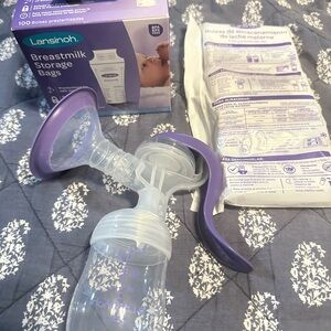 Lansinoh Manual with Storage Bags